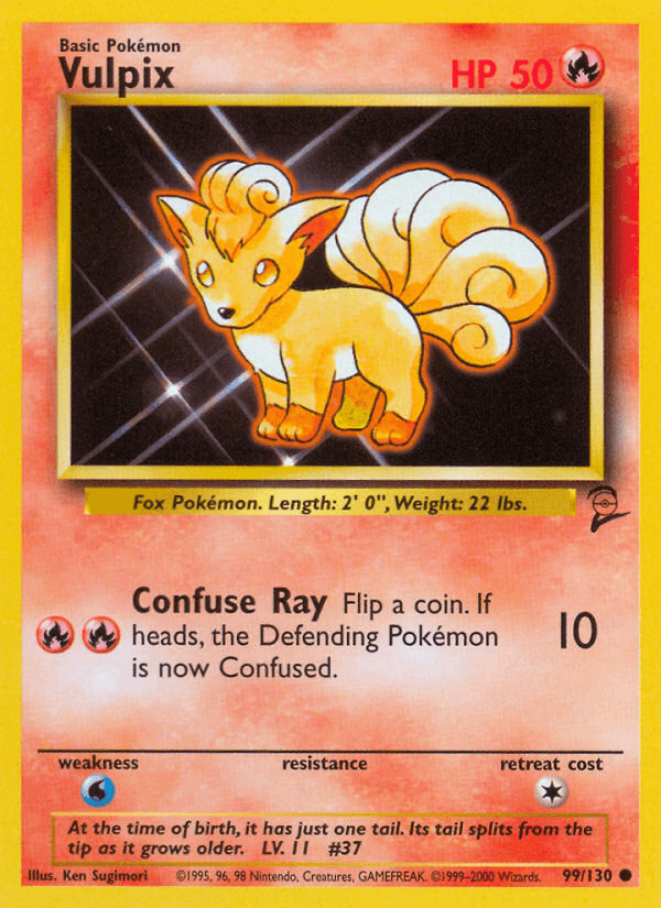 Vulpix (99/130) [Base Set 2] (Online Only)