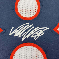 Framed Facsimile Autographed Von Miller 35x39 Denver White Reprint Laser Auto Football Jersey (ONLINE ORDER ONLY)