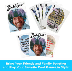 Aquarius Playing Cards: Bob Ross Quotes 2 (ONLINE ORDER ONLY)
