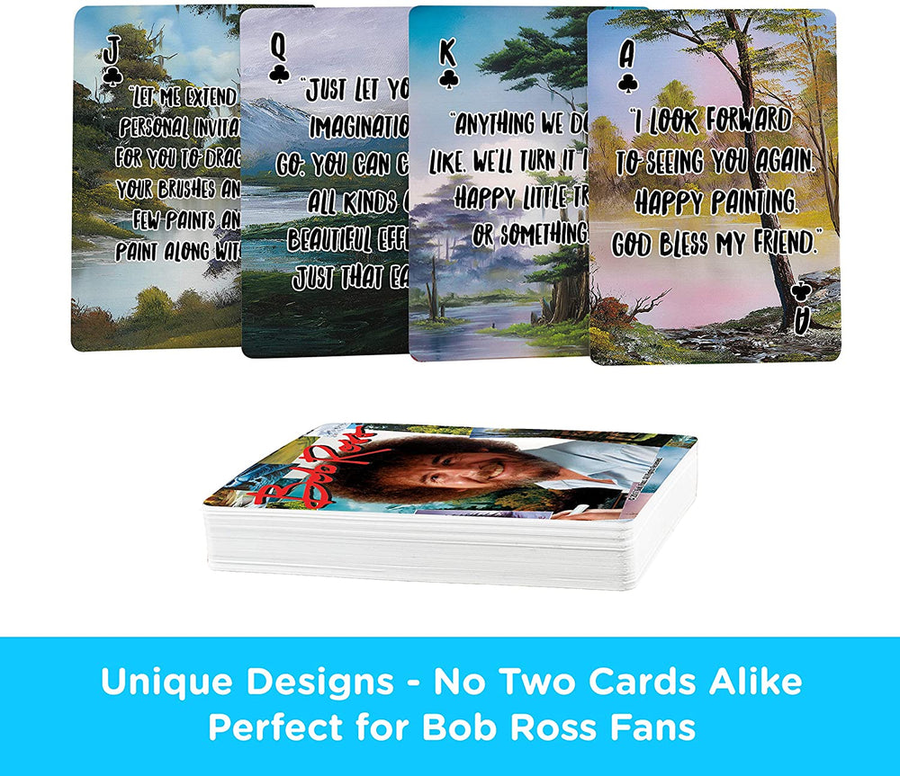 Aquarius Playing Cards: Bob Ross Quotes (ONLINE ORDER ONLY)
