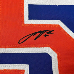 Framed Facsimile Autographed Justin Verlander 35x39 New York Blue Reprint Laser Auto Baseball Jersey (ONLINE ORDER ONLY)