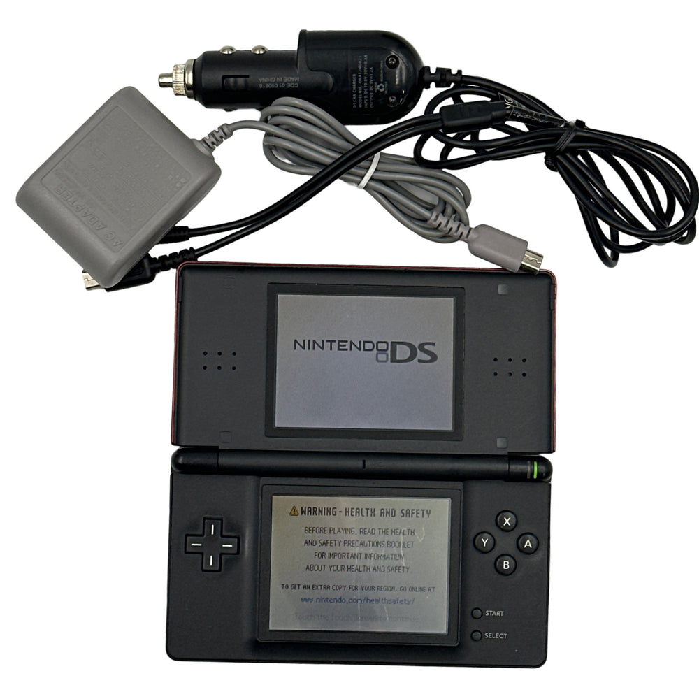 Red Crimson & Black Nintendo DS Lite System - Nintendo DS (Online Order Only)