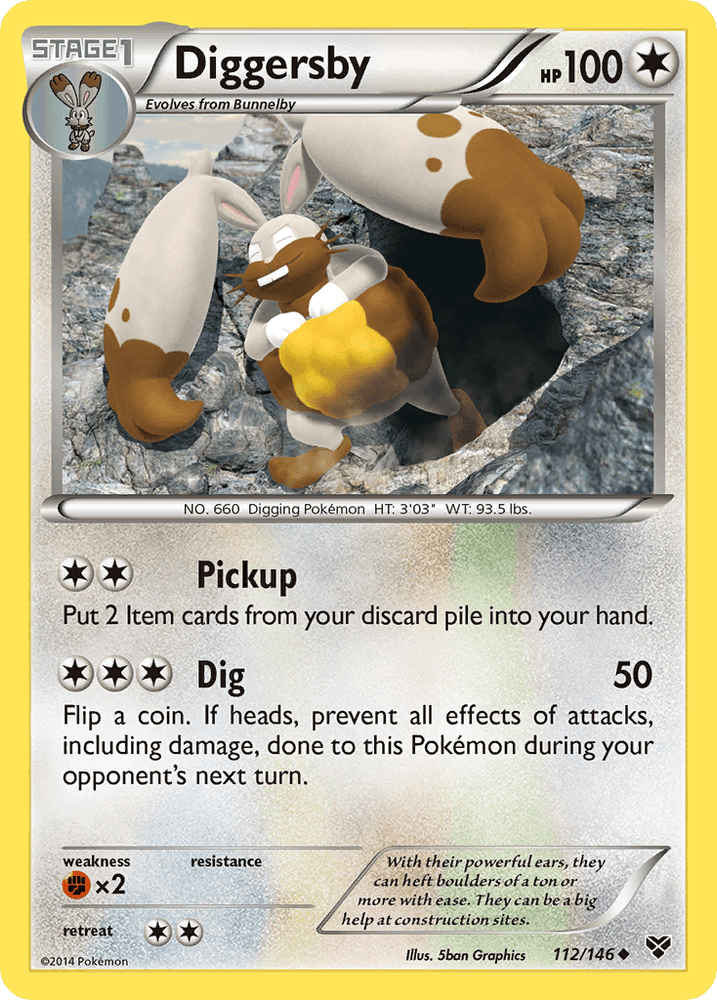 Diggersby (112/146) [XY: Base Set] (Online Only)