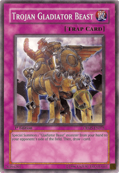 Trojan Gladiator Beast [CRMS-EN078] Common (ONLINE ORDER ONLY)