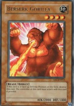 Berserk Gorilla [IOC-EN013] Rare (ONLINE ORDER ONLY)