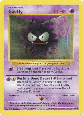 Gastly (50/102) [Base Set Shadowless Unlimited] (Online Only)
