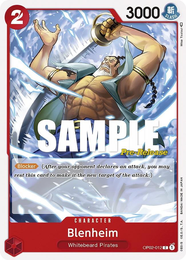 Blenheim [Paramount War Pre-Release Cards] (ONLINE ORDER ONLY)