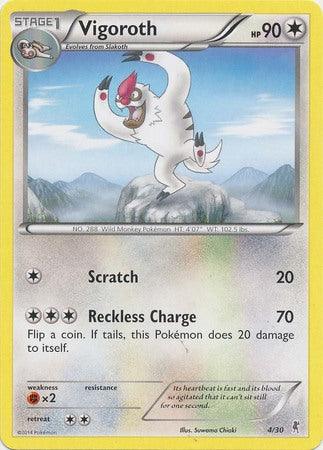 Vigoroth (4/30) [XY: Trainer Kit 1 - Bisharp] (Online Only)