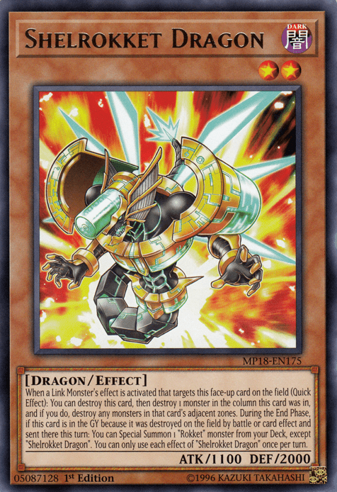 Shelrokket Dragon [MP18-EN175] Rare (ONLINE ORDER ONLY)
