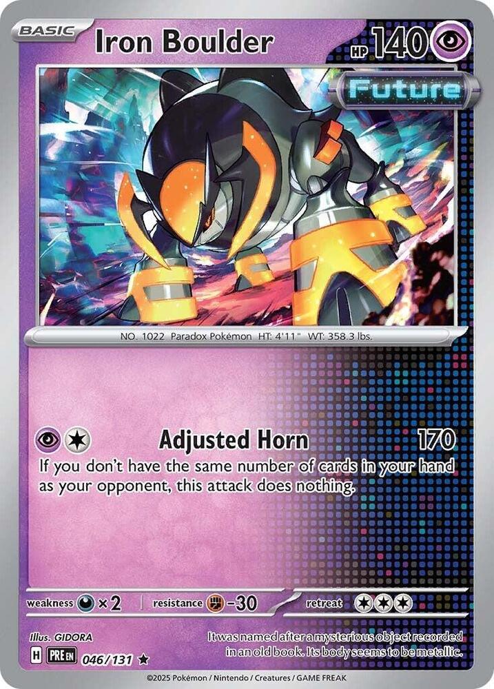 Iron Boulder (046/131) [Scarlet & Violet: Prismatic Evolutions] (Online Only)