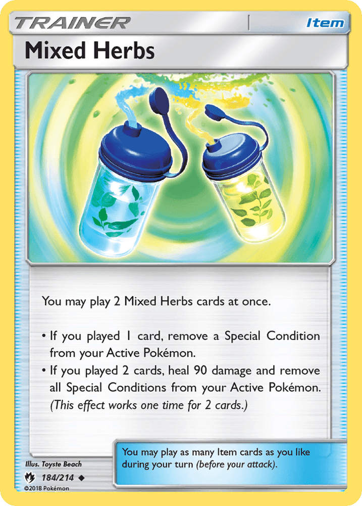 Mixed Herbs (184/214) [Sun & Moon: Lost Thunder] (Online Only)