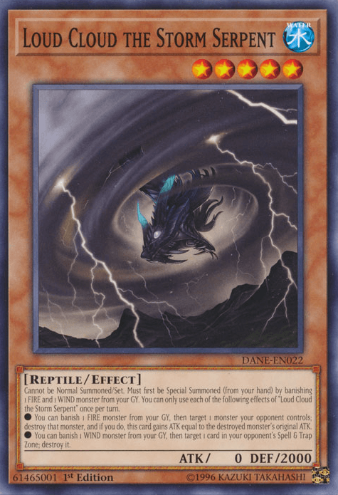 Loud Cloud the Storm Serpent [DANE-EN022] Common (ONLINE ORDER ONLY)