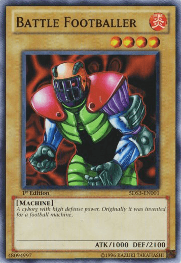 Battle Footballer [5DS3-EN001] Common (ONLINE ORDER ONLY)
