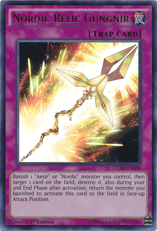 Nordic Relic Gungnir [LC5D-EN200] Ultra Rare (ONLINE ORDER ONLY)