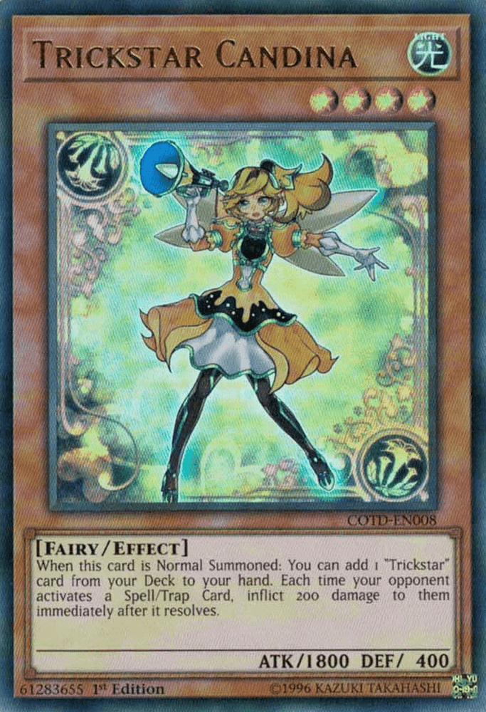 Trickstar Candina [COTD-EN008] Ultra Rare (ONLINE ORDER ONLY)