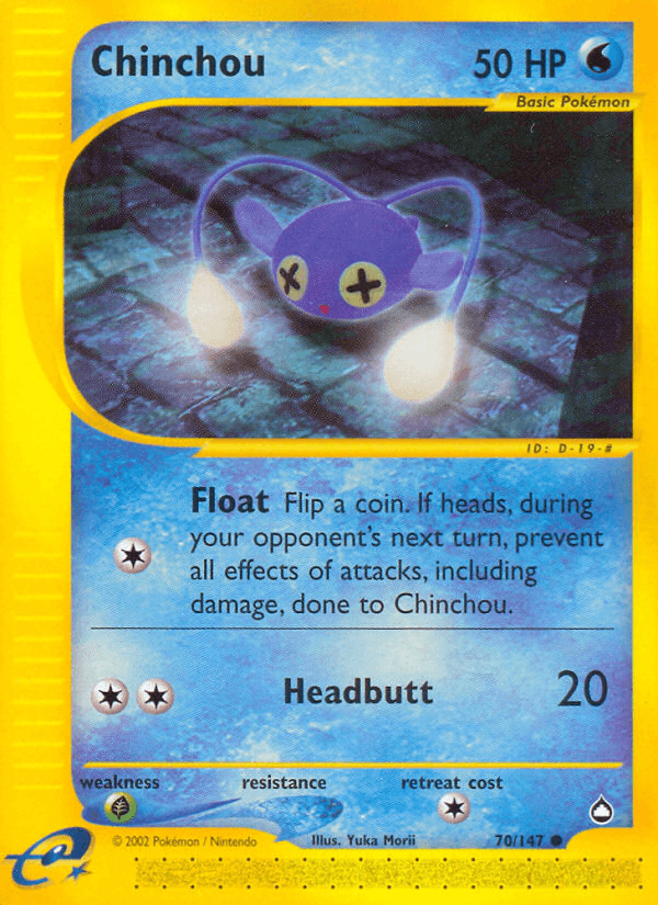 Chinchou (70/147) [Aquapolis] (Online Only)
