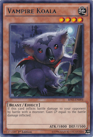 Vampire Koala [BP03-EN094] Rare (ONLINE ORDER ONLY)