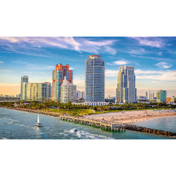 Trefl Red 500 Piece Jigsaw Puzzle - Miami, South Beach (ONLINE ORDER ONLY)