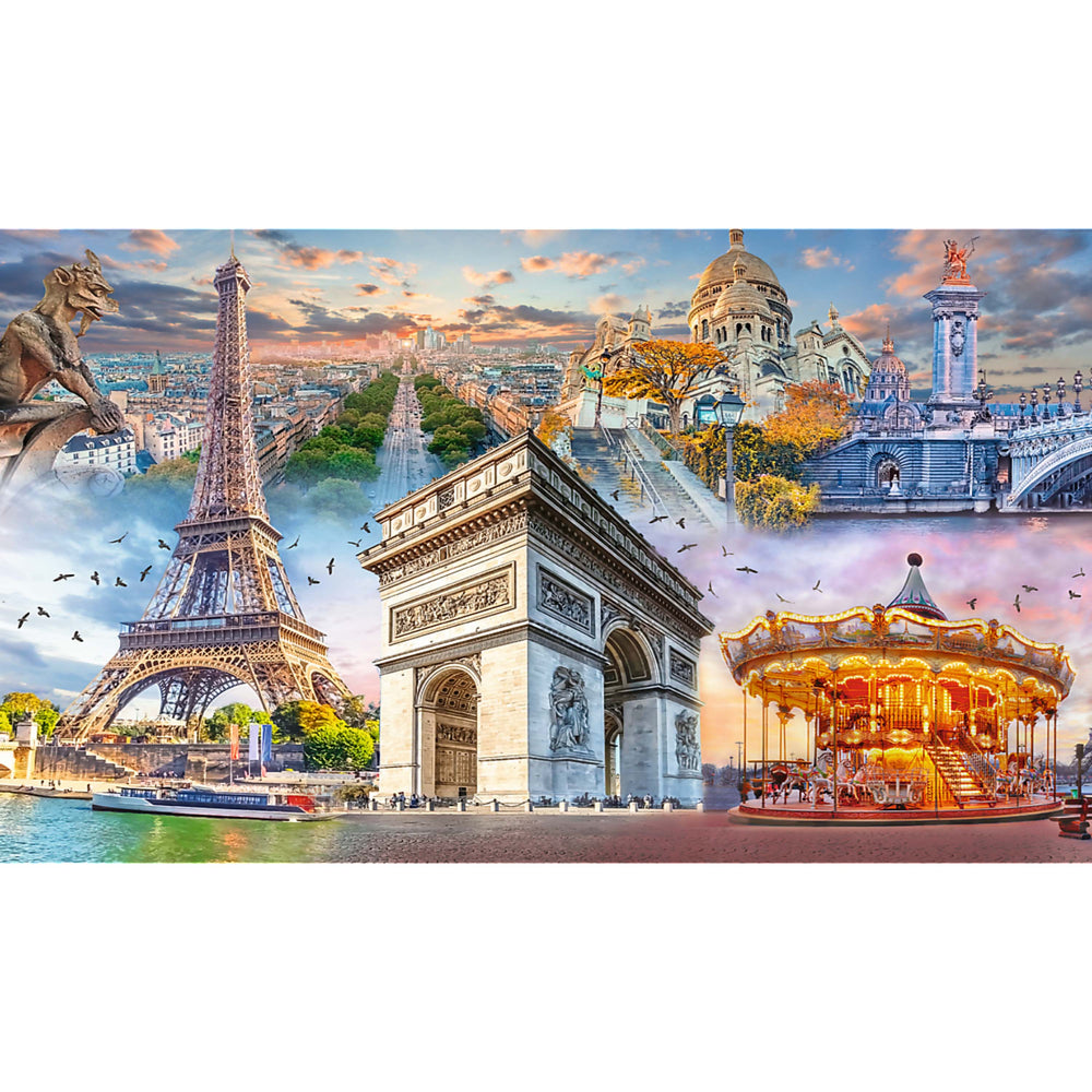 Trefl Red Weekend in Paris 1000 Piece Puzzle (ONLINE ORDER ONLY)