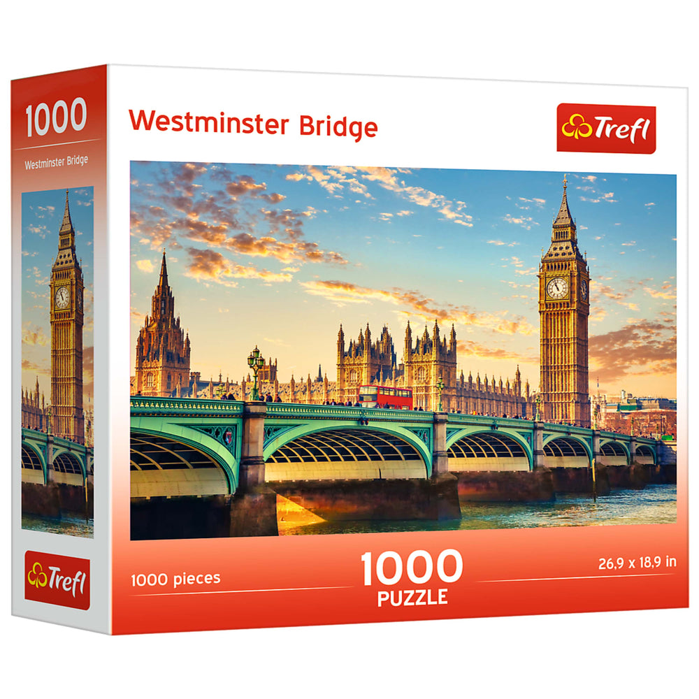 Trefl Red Westminster Bridge 1000 Piece Puzzle (ONLINE ORDER ONLY)