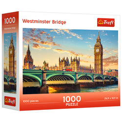 Trefl Red Westminster Bridge 1000 Piece Puzzle (ONLINE ORDER ONLY)