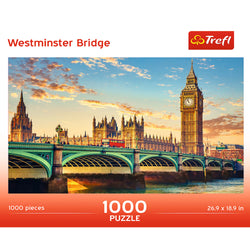 Trefl Red Westminster Bridge 1000 Piece Puzzle (ONLINE ORDER ONLY)