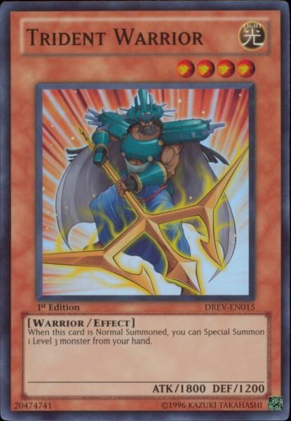 Trident Warrior [DREV-EN015] Super Rare (ONLINE ORDER ONLY)
