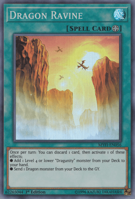 Dragon Ravine [MYFI-EN056] Super Rare (ONLINE ORDER ONLY)