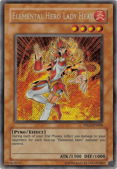 Elemental Hero Lady Heat [PP02-EN008] Secret Rare (ONLINE ORDER ONLY)