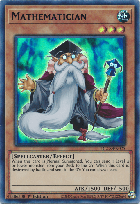 Mathematician (Blue) [DLCS-EN025] Ultra Rare (ONLINE ORDER ONLY)