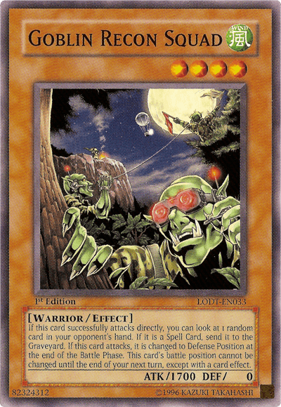 Goblin Recon Squad [LODT-EN033] Common (ONLINE ORDER ONLY)