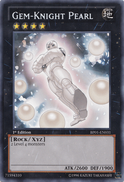 Gem-Knight Pearl [BP01-EN031] Rare (ONLINE ORDER ONLY)