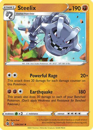 Steelix (139/264) (Theme Deck Exclusive) [Sword & Shield: Fusion Strike] (Online Only)
