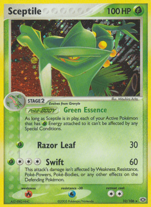 Sceptile (10/106) [EX: Emerald] (Online Only)