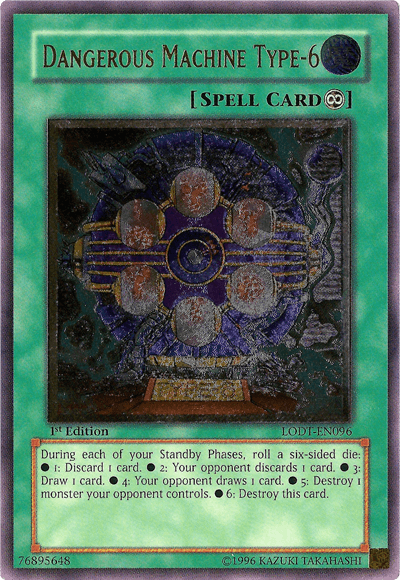 Dangerous Machine Type-6 [LODT-EN096] Ultimate Rare (ONLINE ORDER ONLY)