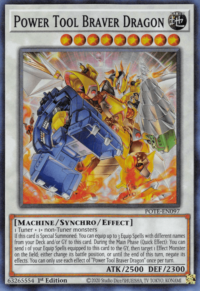 Power Tool Braver Dragon [POTE-EN097] Super Rare (ONLINE ORDER ONLY)