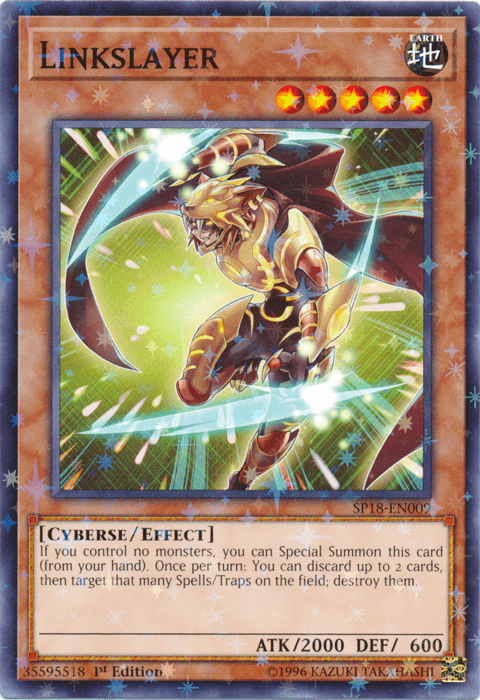 Linkslayer [SP18-EN009] Starfoil Rare (ONLINE ORDER ONLY)