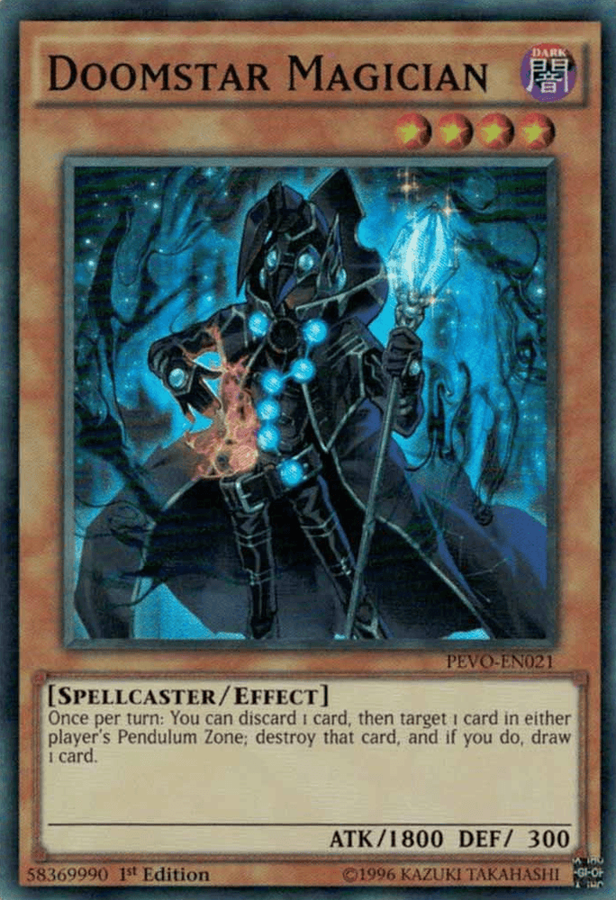 Doomstar Magician [PEVO-EN021] Super Rare (ONLINE ORDER ONLY)