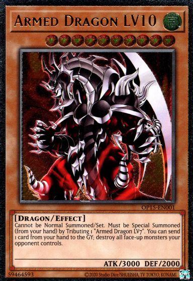 Armed Dragon LV10 [OP15-EN001] Ultimate Rare (ONLINE ORDER ONLY)