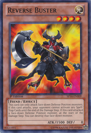 Reverse Buster [SP14-EN009] Starfoil Rare (ONLINE ORDER ONLY)