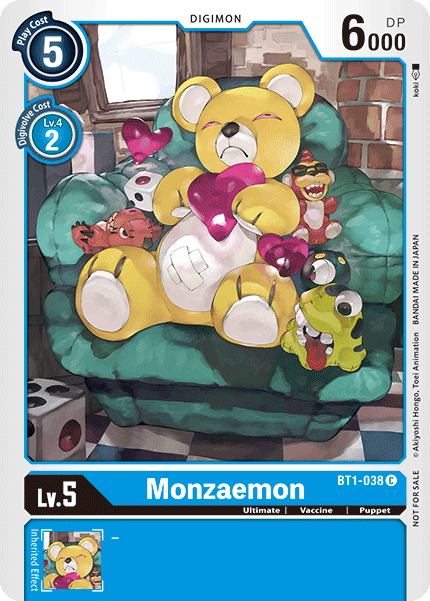 Monzaemon [BT1-038] (Tournament Pack) [Release Special Booster Ver.1.0 Promos] (ONLINE ORDER ONLY)