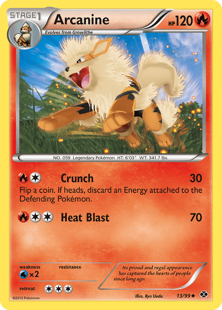 Arcanine (13/99) [Black & White: Next Destinies] (Online Only)
