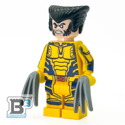 Custom Wolverine Minifig made using LEGO parts - B3 Customs (Online Order Only)