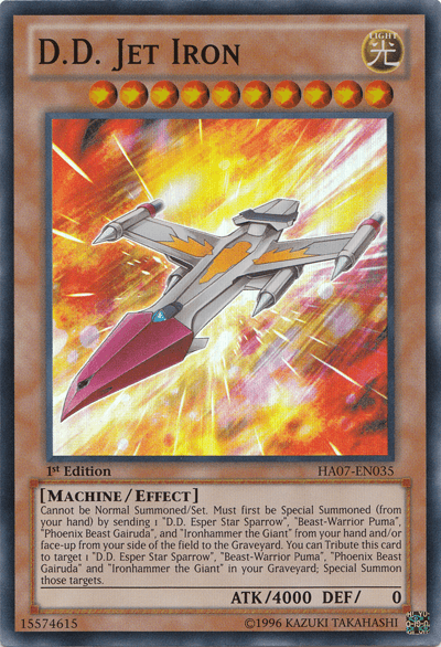 D.D. Jet Iron [HA07-EN035] Super Rare (ONLINE ORDER ONLY)