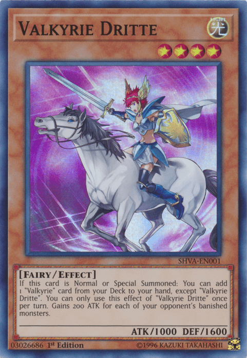 Valkyrie Dritte [SHVA-EN001] Super Rare (ONLINE ORDER ONLY)