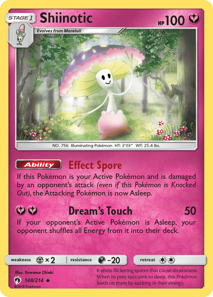 Shiinotic (148/214) [Sun & Moon: Lost Thunder] (Online Only)