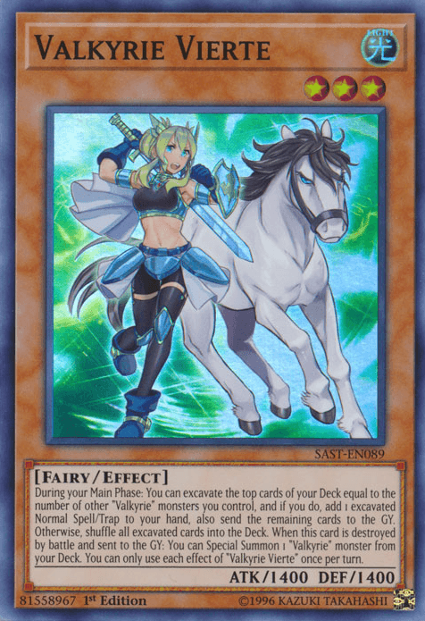 Valkyrie Vierte [SAST-EN089] Super Rare (ONLINE ORDER ONLY)