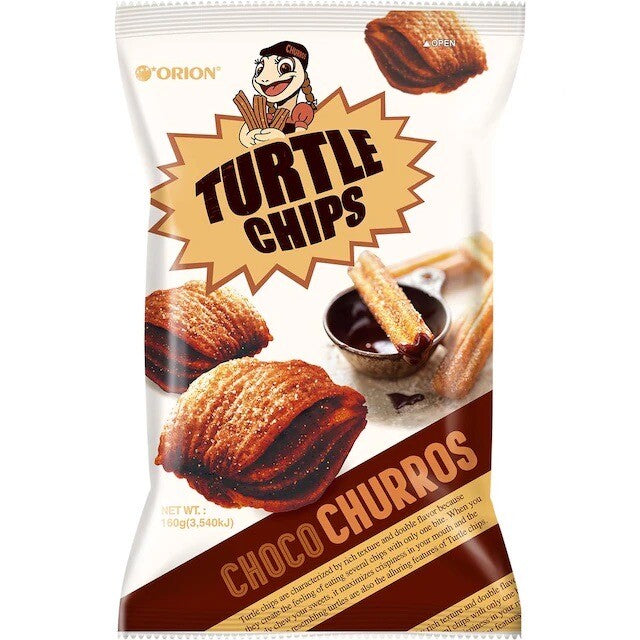 Orion Turtle Chips Choco Churros (160g) (Korea) (ONLINE ORDER ONLY)