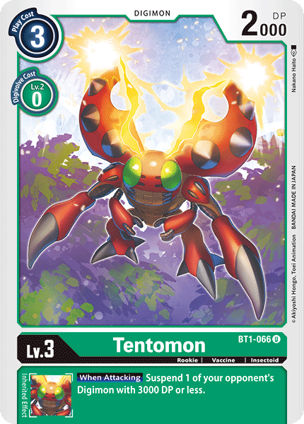 Tentomon [BT1-066] [Release Special Booster Ver.1.0] (ONLINE ORDER ONLY)