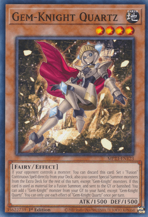 Gem-Knight Quartz [MP23-EN123] Common (ONLINE ORDER ONLY)